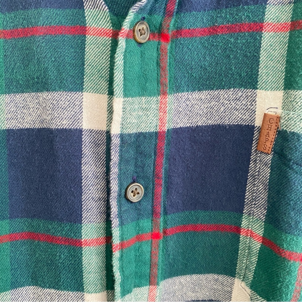 Ralph Lauren Chaps Performance Plaid Checked Button Down Shirt Size XXL - Picture 6 of 11
